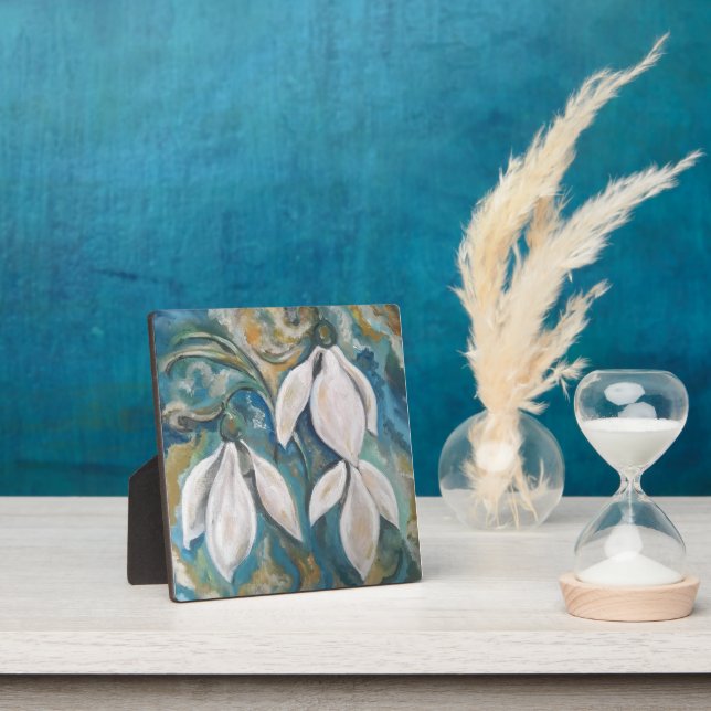 Placa Expositora Nevadas en el jardín esmeralda (in situ)