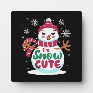 Placa Expositora ¡Nieve linda! Abraza el encanto invernal de la Nav
