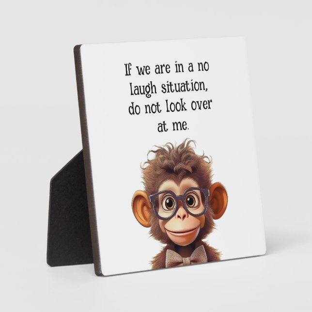 Placa Expositora Ninguna situación de risa ha ja (Anverso)