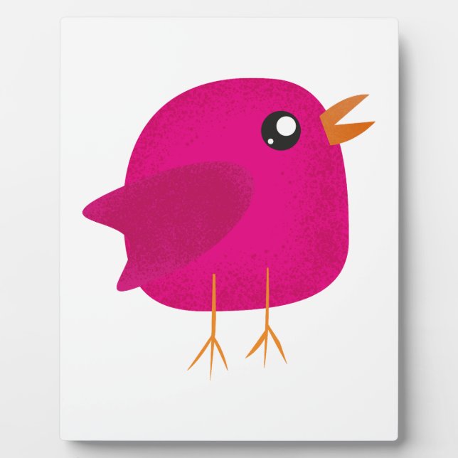 Placa Expositora Niños adorables pájaros (Frente)