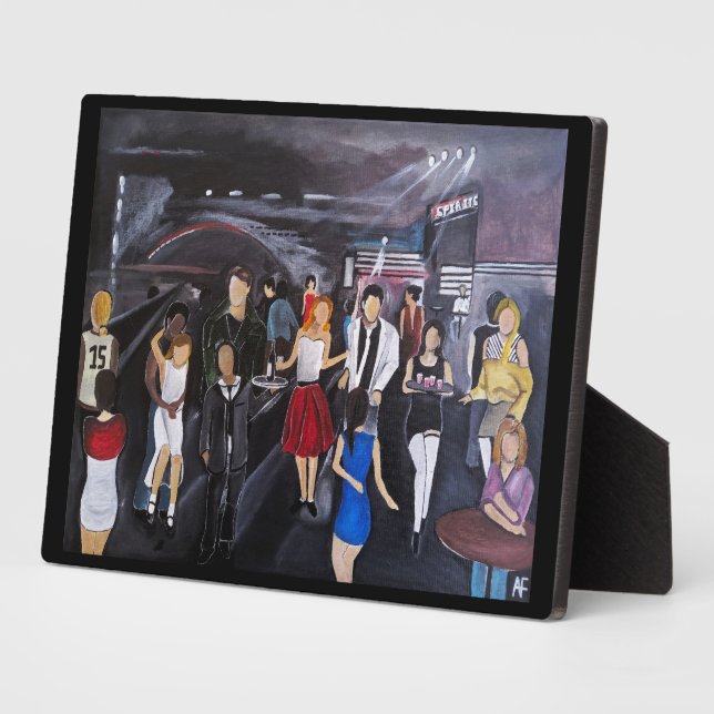 Placa Expositora No Control Painting by Alfred Fox (Lado)