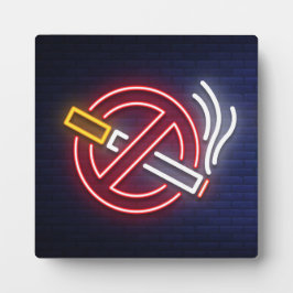 PLACA EXPOSITORA NO FUMADORES