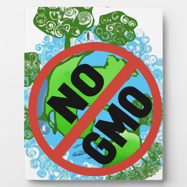 PLACA EXPOSITORA NO GMO (Frente)