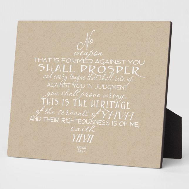 Placa Expositora No hay estrella de armas de David Tan (Lado)