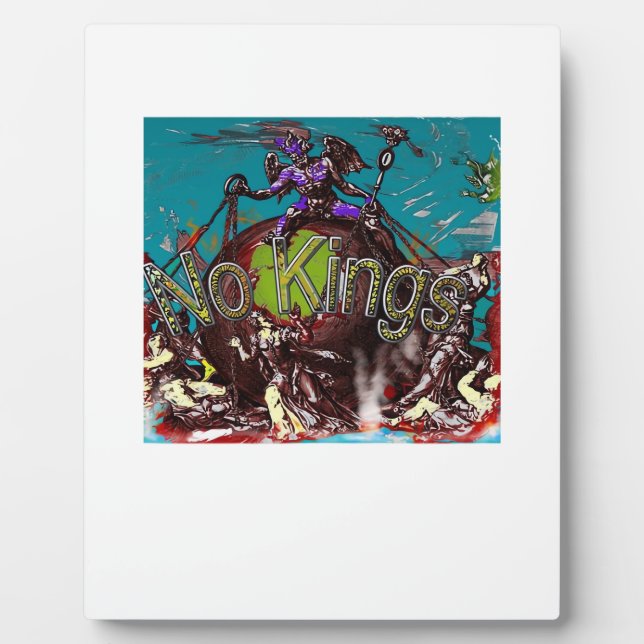 Placa Expositora No Kings Classic Modern Minimal Style (Frente)