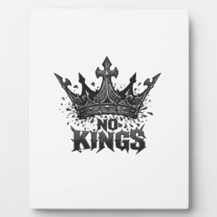 Placa Expositora No Kings In America Minimal Limpio
