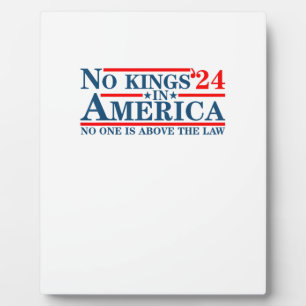 Placa Expositora No Kings In America Retro Clásico