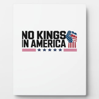 Placa Expositora No Kings In America USA Creativo Casual