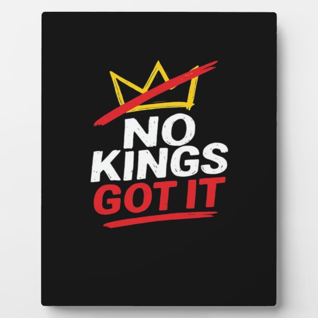 Placa Expositora No Kings It Creative Casual (Frente)