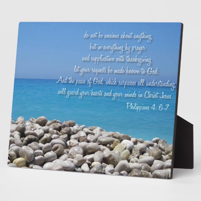 Placa Expositora No te preocupes por nada (Lado)