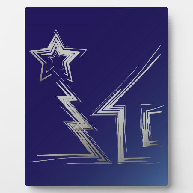 Placa Expositora Noche de Navidades de Sapphire (Frente)