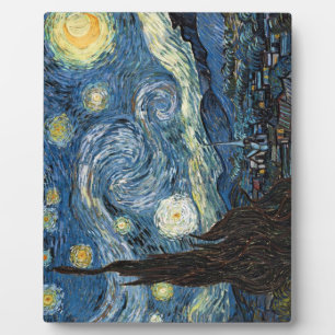 Placa Expositora Noche estrellada por Vincent Van Gogh