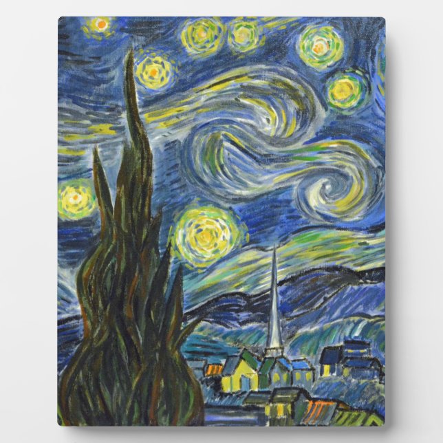 Placa Expositora Noche estrellada, Van Gogh (Frente)