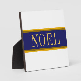 Placa Expositora NOEL NOEL Rich Navy Blue Snowowley Rayas blancas