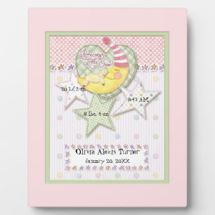 Placa Expositora Nombrar al bebé personalizado Arte de enfermería p