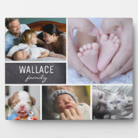 Nombre de familia personalizado, 5 Collages de fot