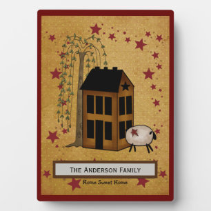 Placa Expositora Nombre de la oveja y de la salita