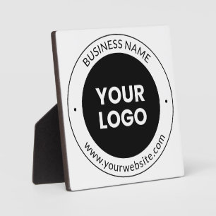 Placa Expositora Nombre De Negocio Y Sitio Web O Eslogan, Gracias E