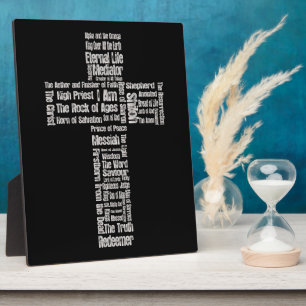 Placa Expositora Nombres de la cruz de Jesús