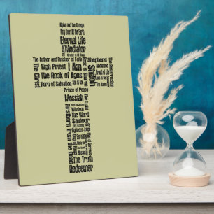 Placa Expositora Nombres de la cruz de Jesús