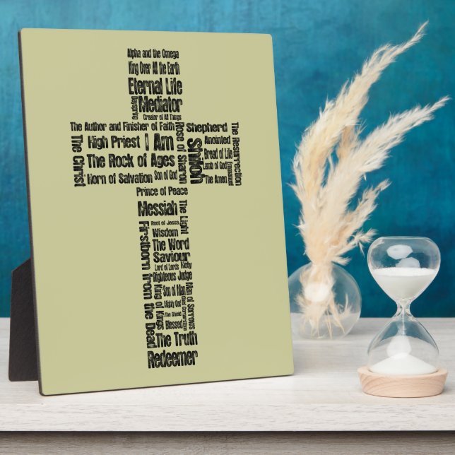 Placa Expositora Nombres de la cruz de Jesús (Lado)