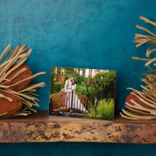 Placa Expositora Nombres de novias y novias Fecha 5x7 Boda Foto