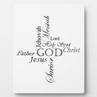 Placa Expositora Nombres de trinidad