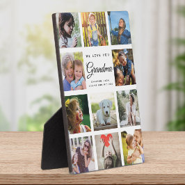 Placa Expositora NOS ENCANTA EL Collage de fotos moderno de Instagr