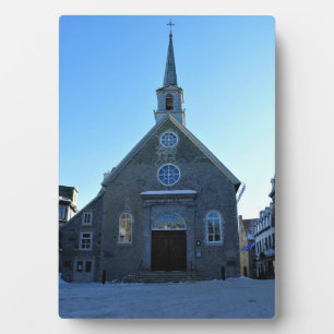 Placa Expositora Notre Dame des Victoires, Ciudad Vieja de Quebec,