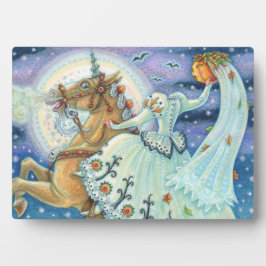 PLACA EXPOSITORA NOVIA DE VACACIONES DURMIDAS, PALOMINO INOCUPADO