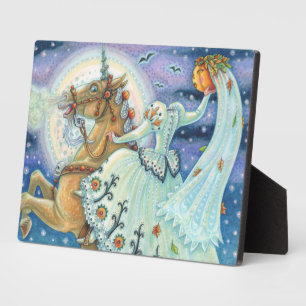 PLACA EXPOSITORA NOVIA DE VACACIONES DURMIDAS, PALOMINO INOCUPADO