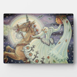 PLACA EXPOSITORA NOVIA DE VACACIONES DURMIDAS, PALOMINO INOCUPADO