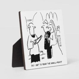 Placa Expositora Novia quiere revisar pequeño Personalizado de impr