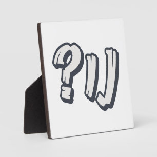 Placa Expositora "NU?" yiddish - La expresión judía perfecta