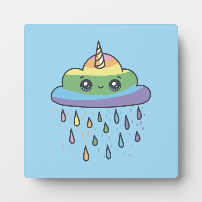 Placa Expositora Nube de unicornio (Frente)