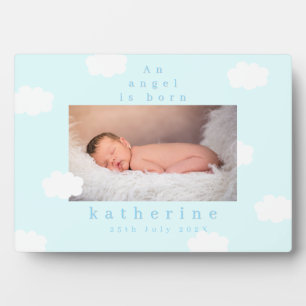 Placa Expositora Nube Pequeña Azul Pastel