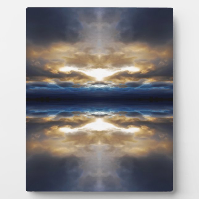 Placa Expositora Nubes Kaleidoscope al atardecer (Frente)