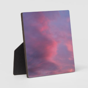 Placa Expositora Nubes Rosadas Azules
