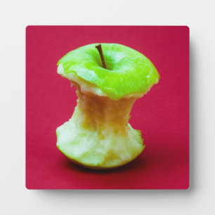 Placa Expositora Núcleo de manzana verde