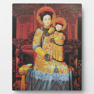 Placa Expositora Nuestra Dama de China (中 华 母, 中 聖 ) Chino Mary Pla
