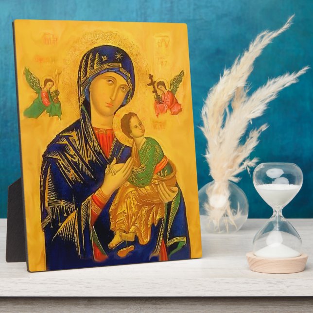 Placa Expositora Nuestra madre de la ayuda perpetua (Lado)
