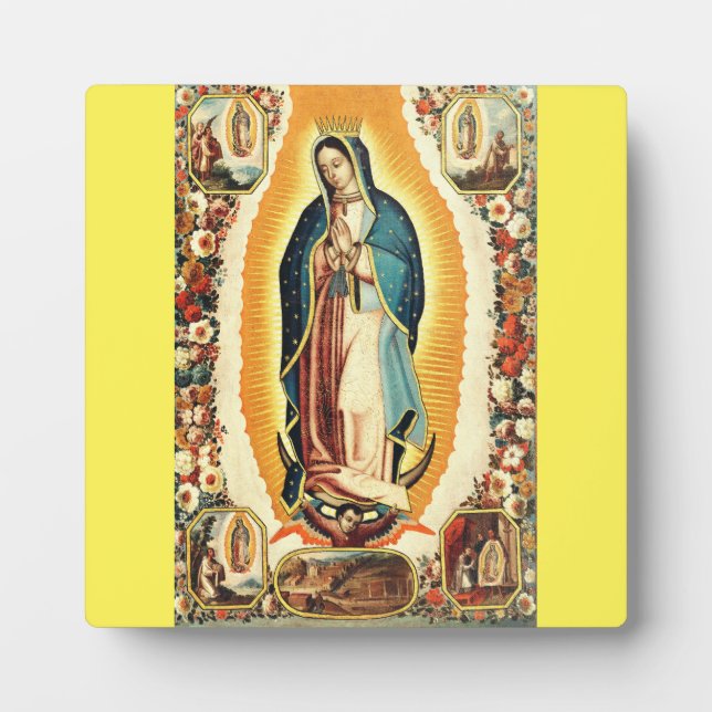 Placa Expositora Nuestra Señora de Guadalupe (Frente)