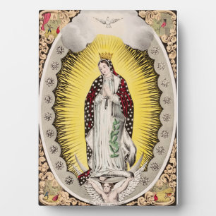 Placa Expositora Nuestra Señora de Guadalupe