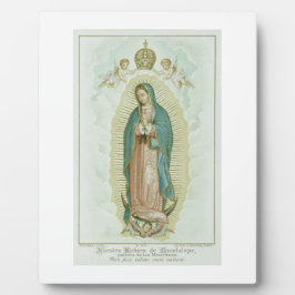 Placa Expositora Nuestra Señora De Guadalupe