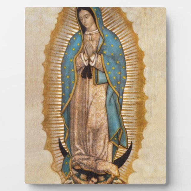Placa Expositora Nuestra Señora De Guadalupe (Frente)