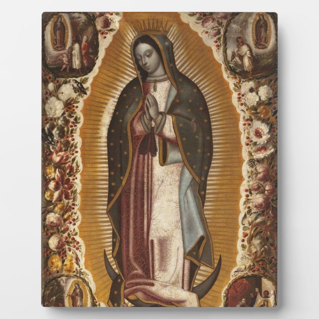 PLACA EXPOSITORA NUESTRA SEÑORA DE GUADALUPE (Frente)