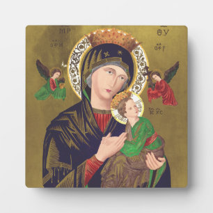 Placa Expositora Nuestra Señora del Perpetuo Socorro