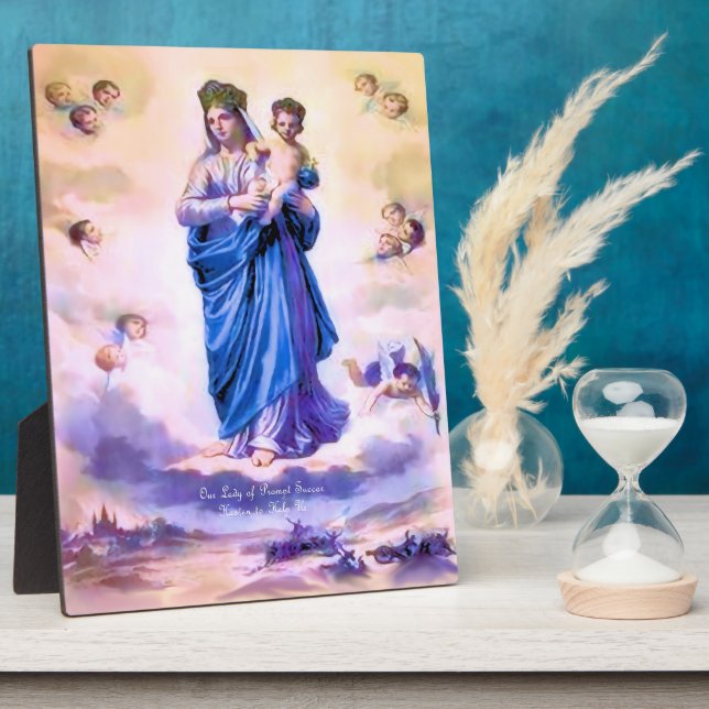 Placa Expositora Nuestra Señora del Próximo Suceso (Lado)