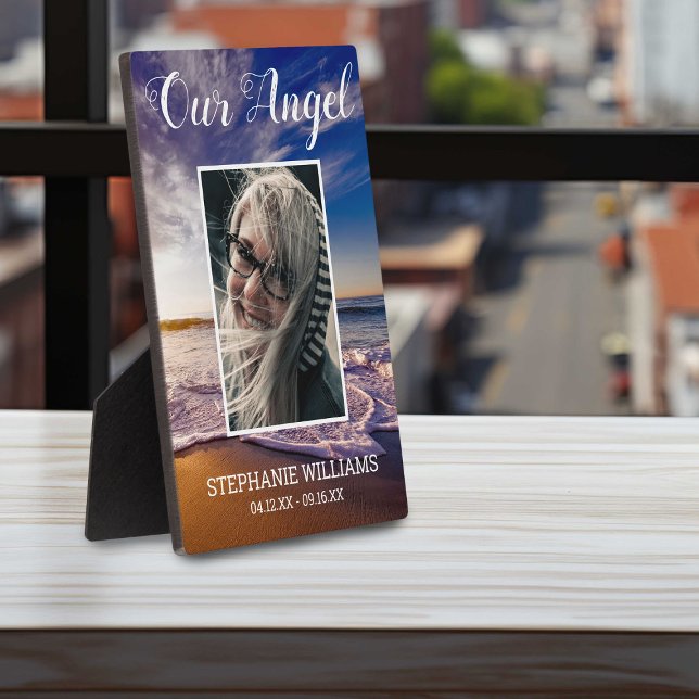 Placa Expositora Nuestro ángel | Plaque conmemorativo de fotos de p (Subido por el creador)