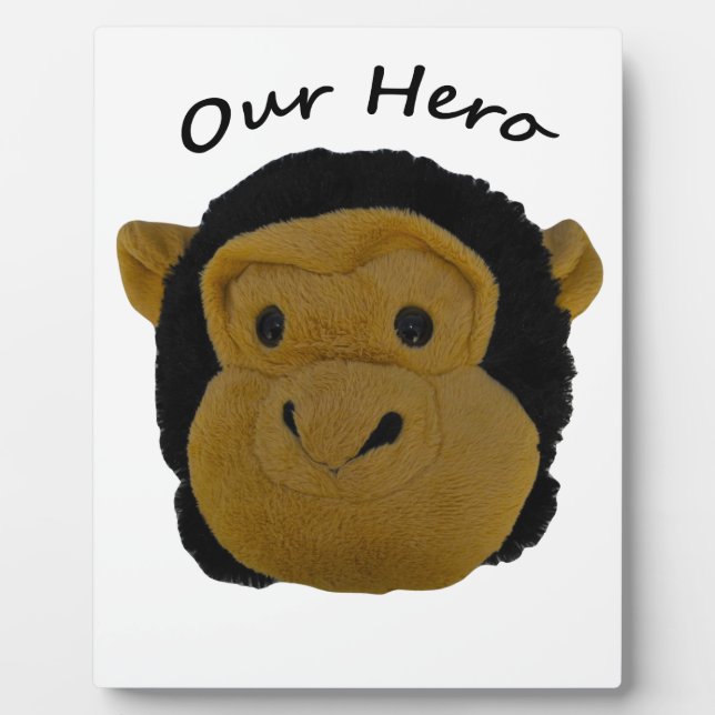 Placa Expositora Nuestro héroe (Frente)